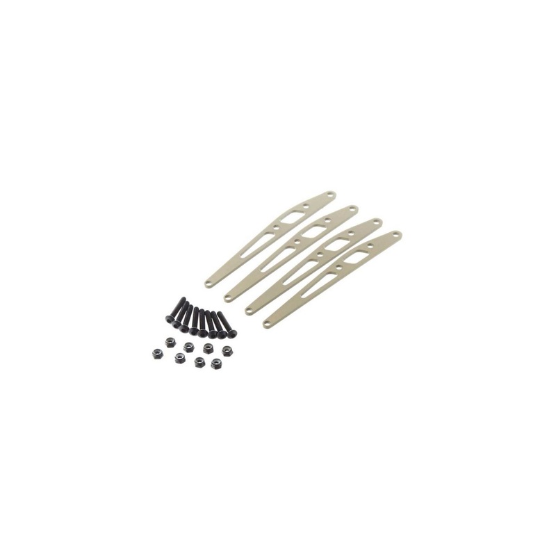 Axial Lower Link Plate Set Aluminum (4 pcs)