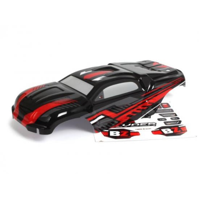 Blackzon Slyder Red Stadium Truck Body W/Decals
