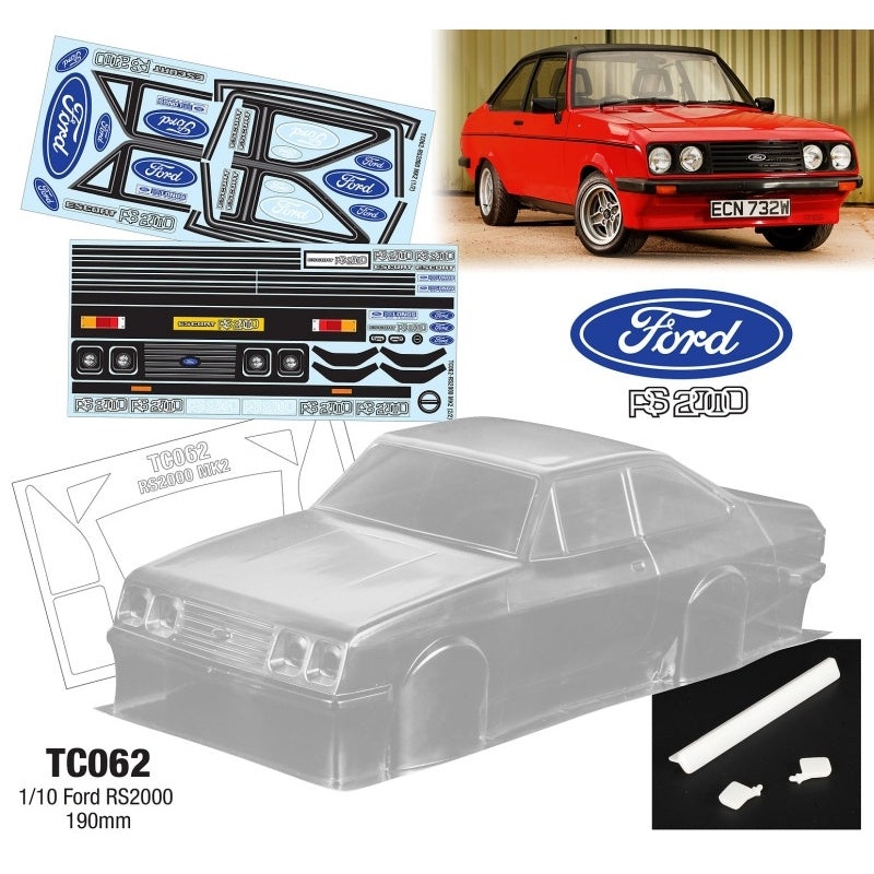 Team C 1/10 Ford Escort RS2000 MK2, 190mm