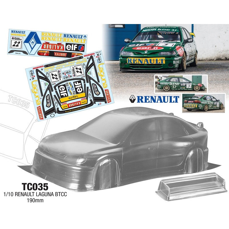 Team C 1/10 Renault Laguna BTCC 190mm