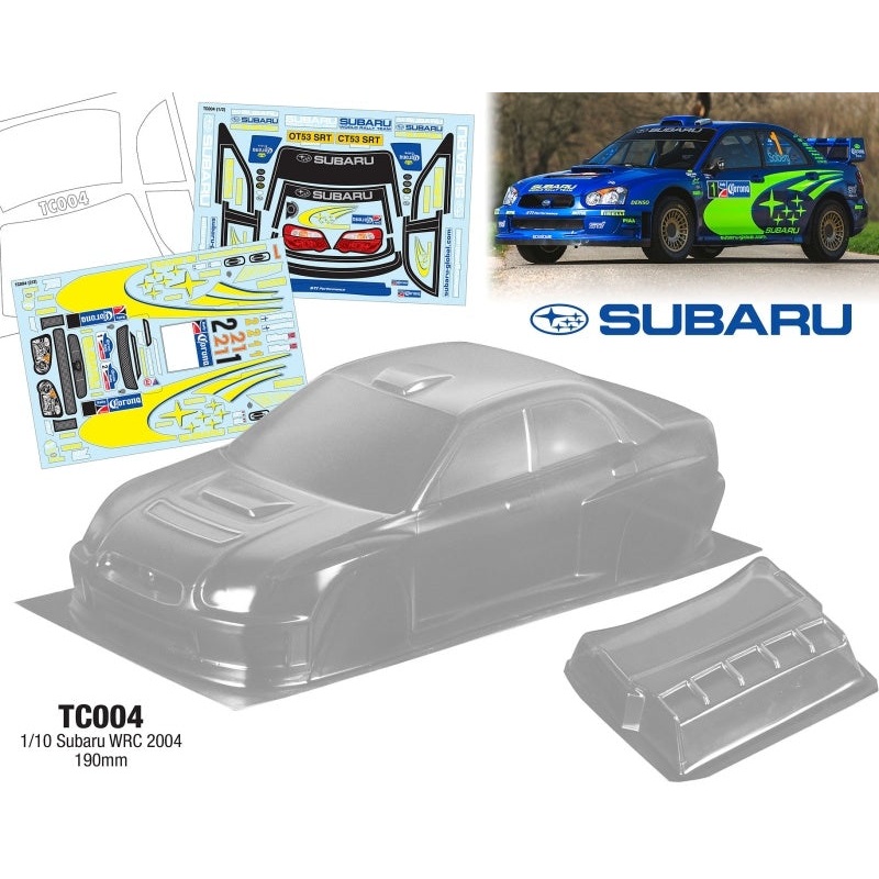Team C 1/10 Subaru Impreza WRC 2004 190MM