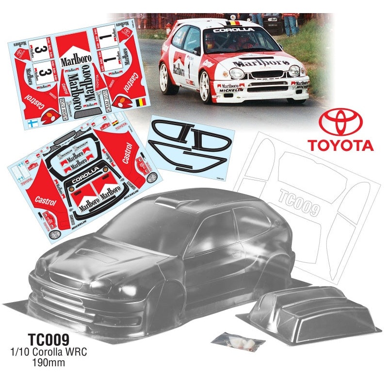 Team C 1/10 Toyota Celica GT-4 Rally 190mm