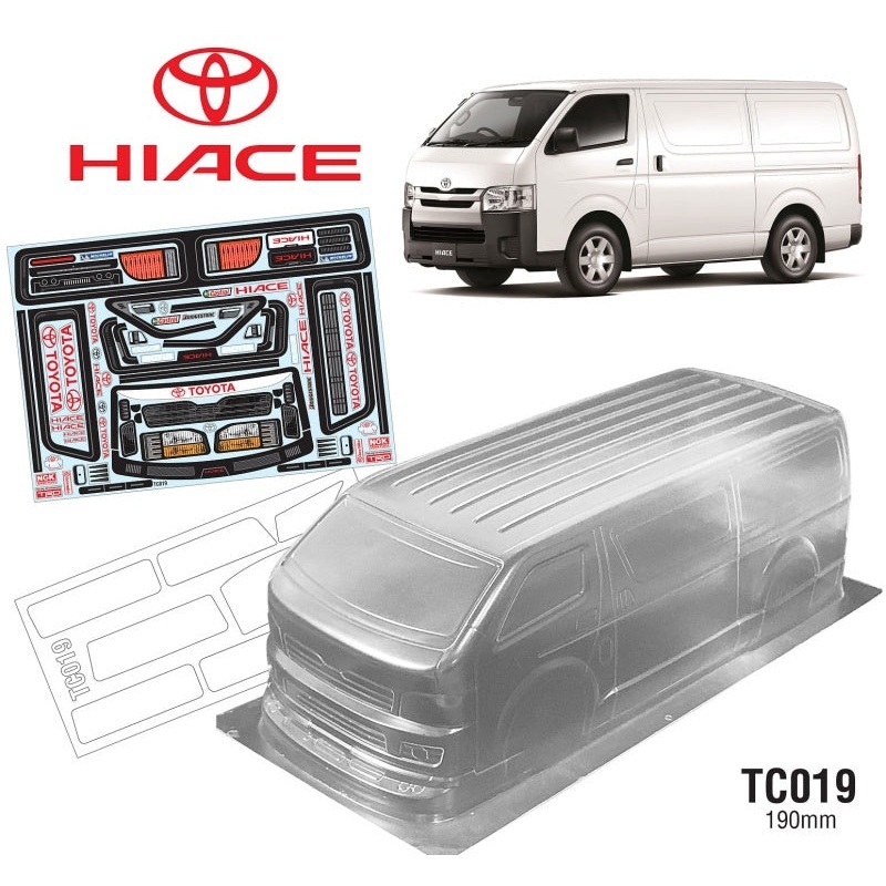 Team C 1/10 Toyota Hiace Van 190MM Wide