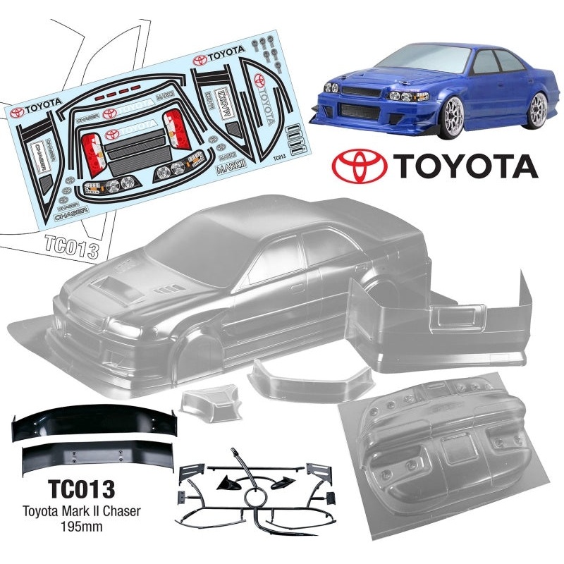 Team C 1/10 Toyota Mark II Chaser 195MM