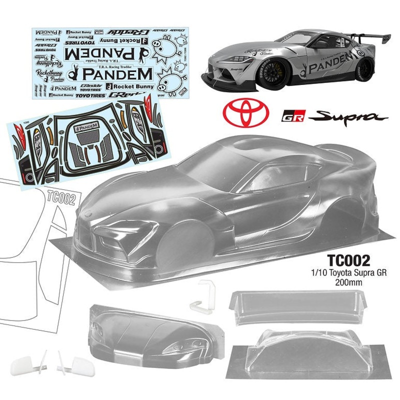 Team C 1/10 Toyota Supra GR 200mm Wide WB 258mm