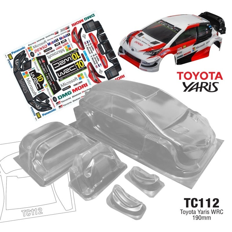 Team C 1/10 Toyota Yaris WRC 190mm