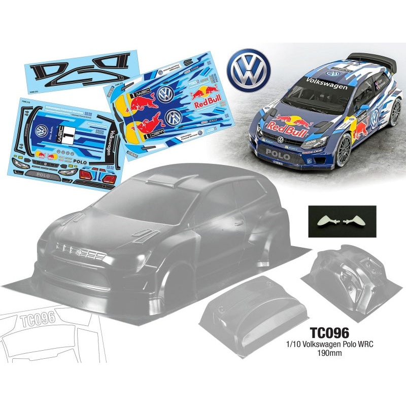 Team C 1/10 Volkswagen Polo WRC 190mm Wide