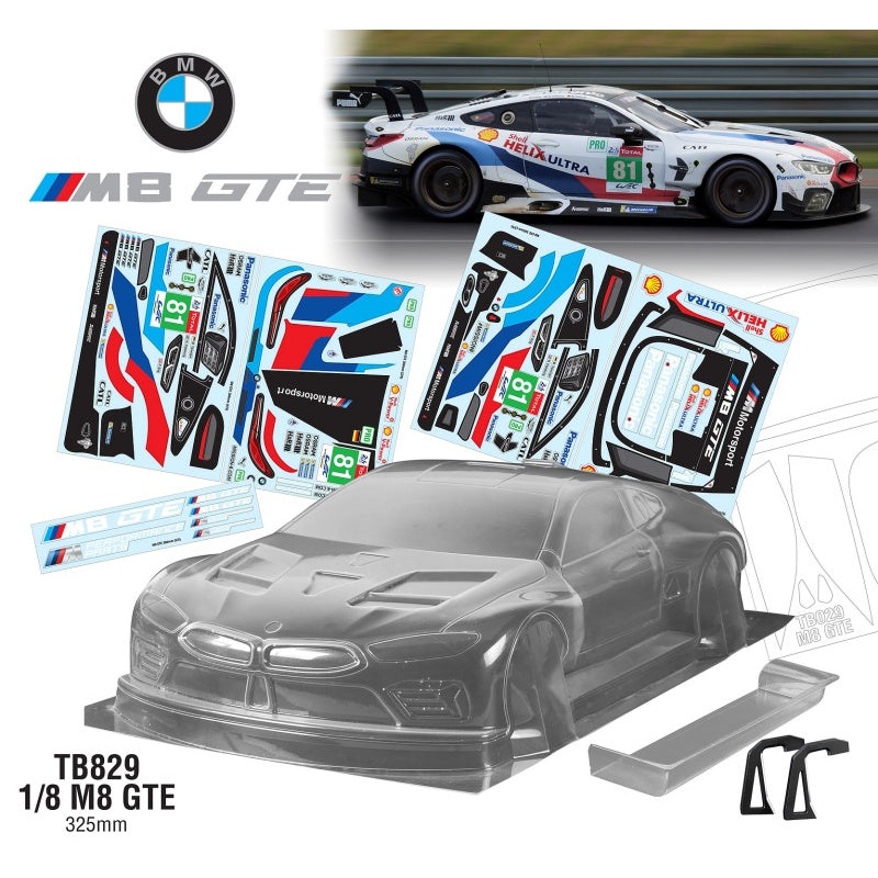Team C 1/8 GT 325mm WB Short Chassis M8 GTE