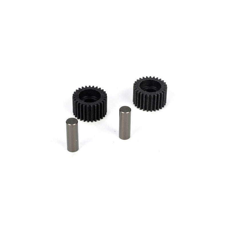 TLR Idler Gear & Shaft (2): 22, 22SCT, 22T
