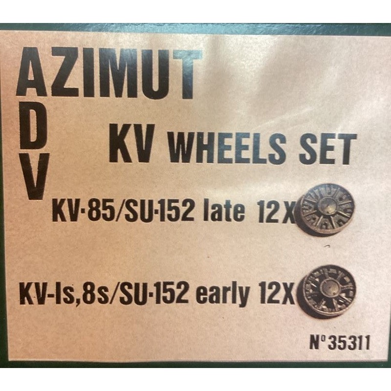 ADV 1:35 KV Resin Wheels Set