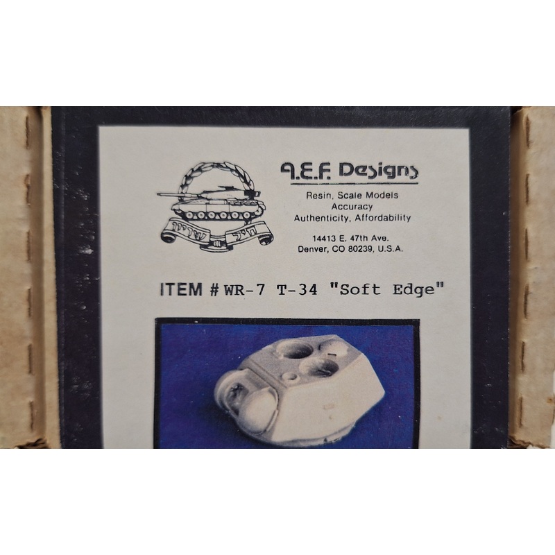 AEF 1:35 T-34 "Soft Edge" Resin Turret Conv. WR-7