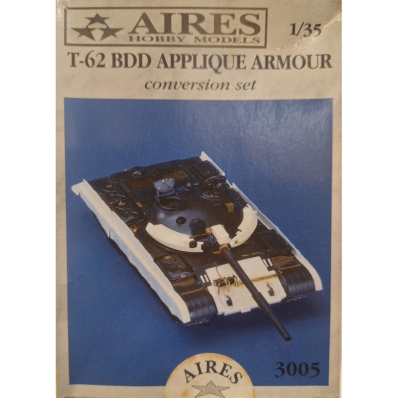 Aires 1:35 T-62 BDD Applique Armour Conv. Resin Set