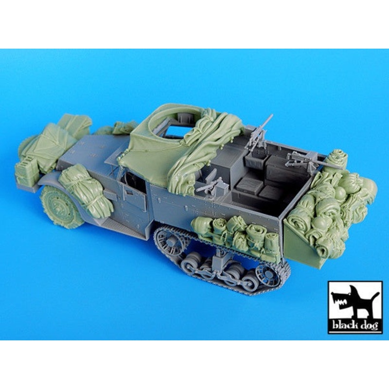 Black Dog 1:35 US M2 Big Resin Accessories Set