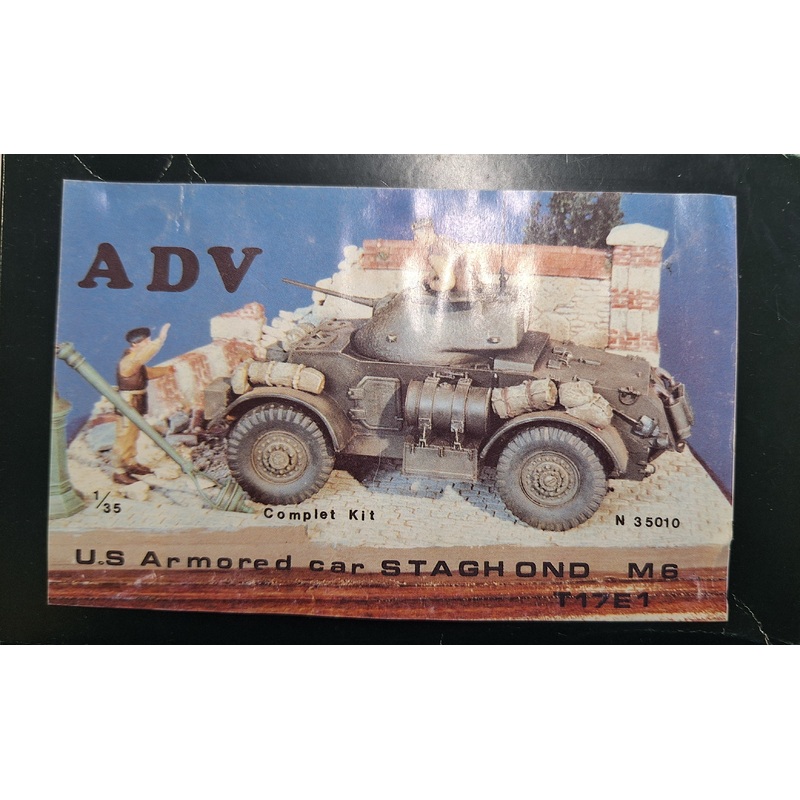 *Full Kit* ADV 1:35 U.S. Armoured Car Staghound M6 Resin
