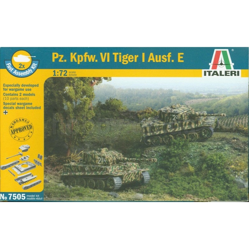 Italeri 1:72 Pz. Kpfw. VI Tiger 1 Ausf