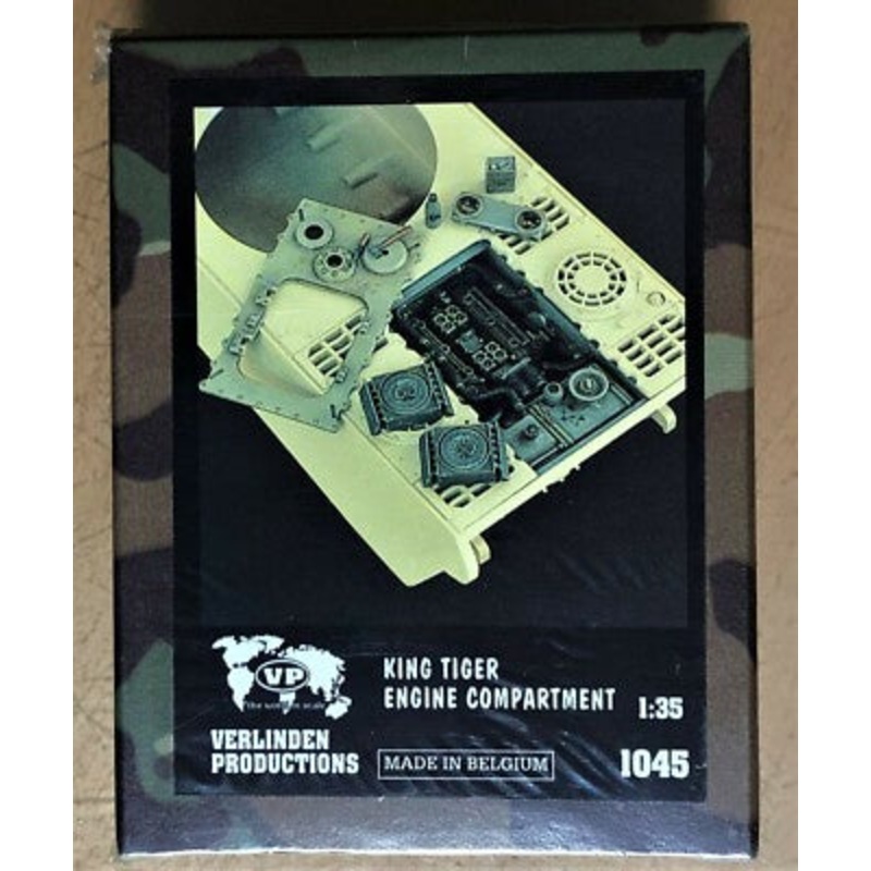 VP 1:35 King Tiger Engine Compartment Resin Kit