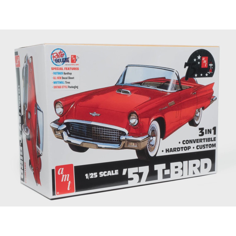 AMT 1:25 1957 Ford Thunderbird 3'n'1