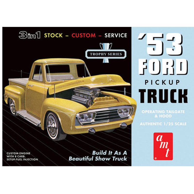 AMT 1953 Ford Pickup Truck 3n1