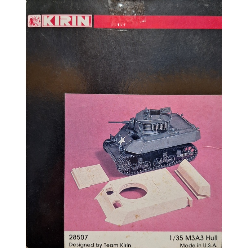 *Unsealed* Kirin 1:35 M3A3 Hull Resin Conv. Set