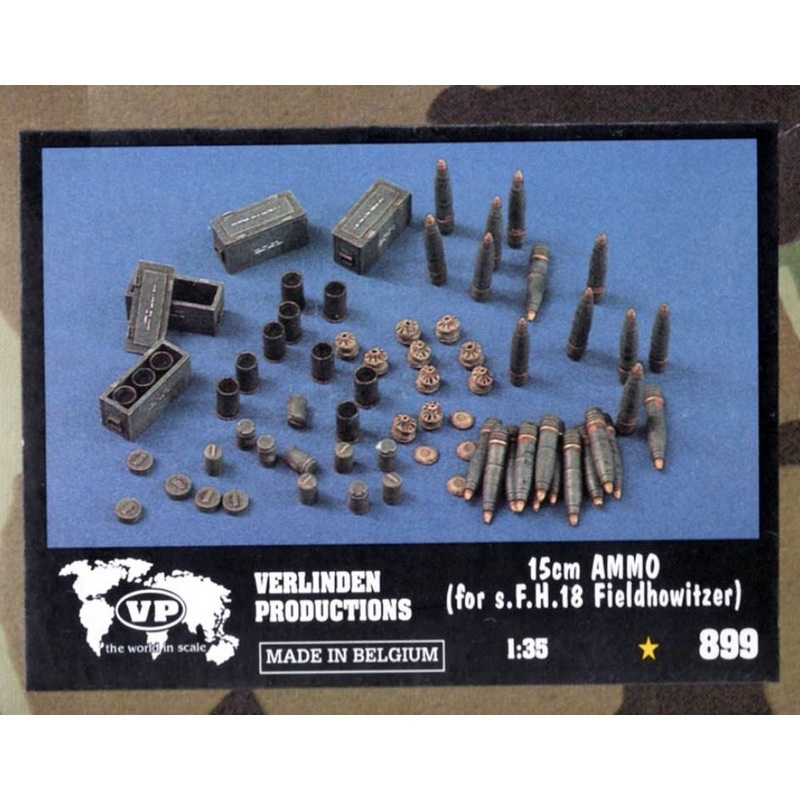 VP 1:35 15cm Ammo for s.F.H.18 Fieldhowitzer Resin Set