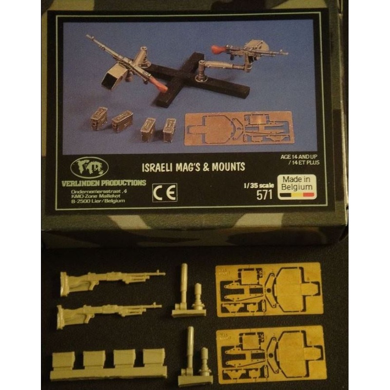 VP 1:35 Israeli Mag's & Mounts Resin Set