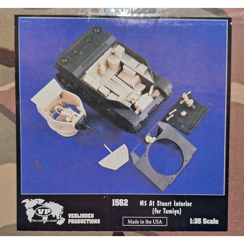 VP 1:35 M5 A1 Stuart Interior Resin Conv. Set for Tamiya