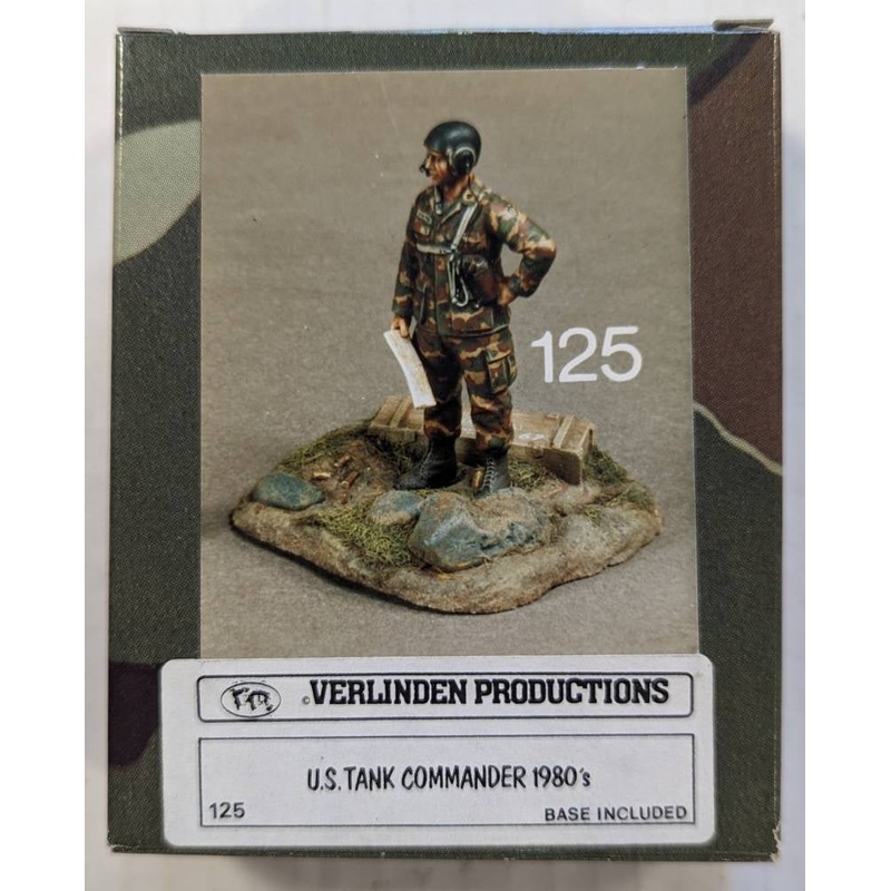 VP 1:35 U.S. Tank Commander 1980's Resin Figure Set