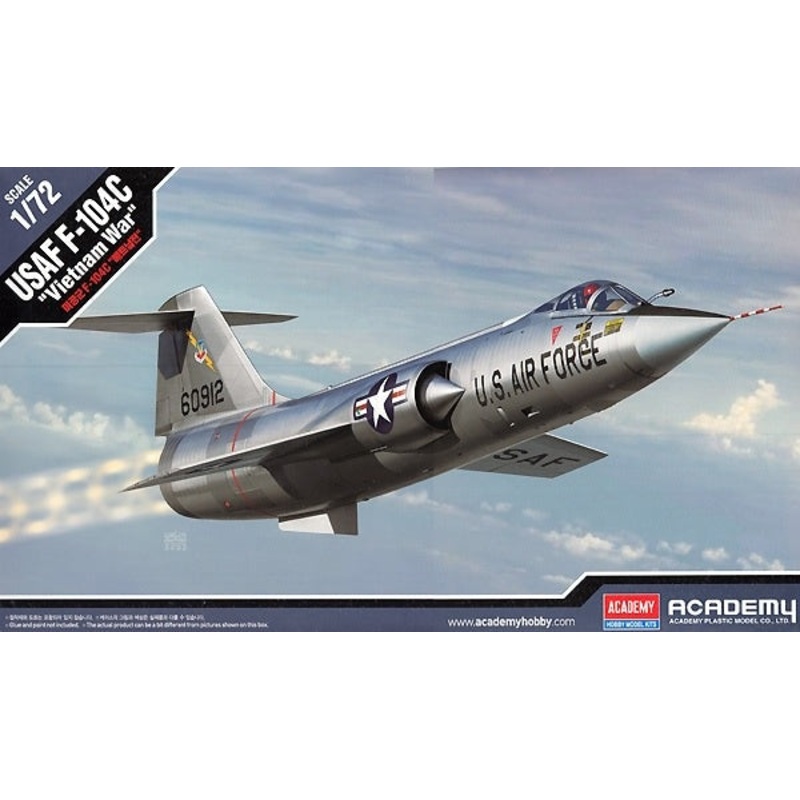 Academy 1:72 USAF F-104C Starfighter "Vietnam War"