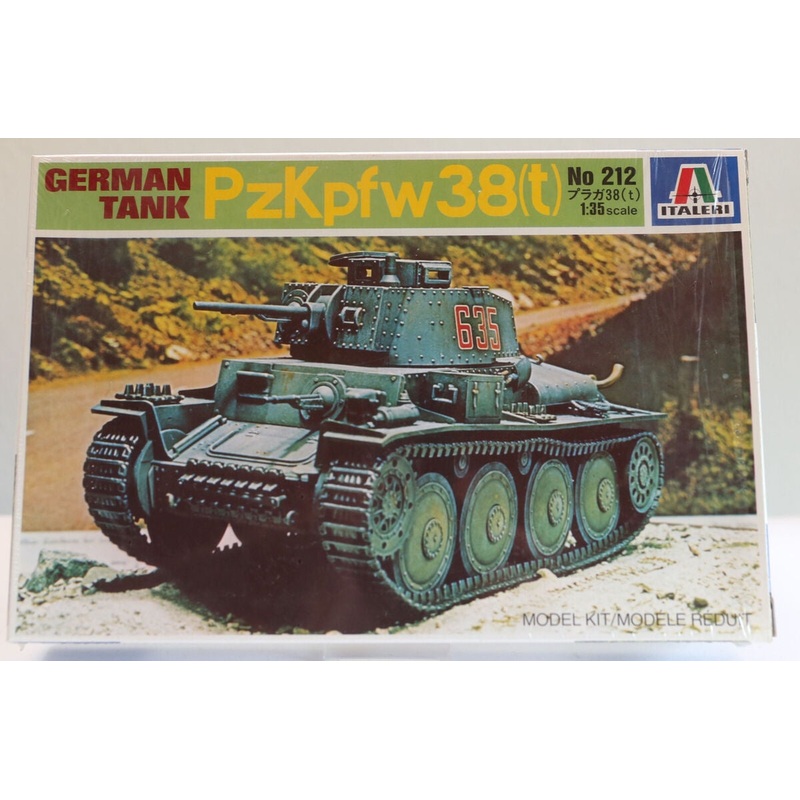 *Sealed, Vintage* Italeri 1:35 German Tank PzKpfw 38(t)