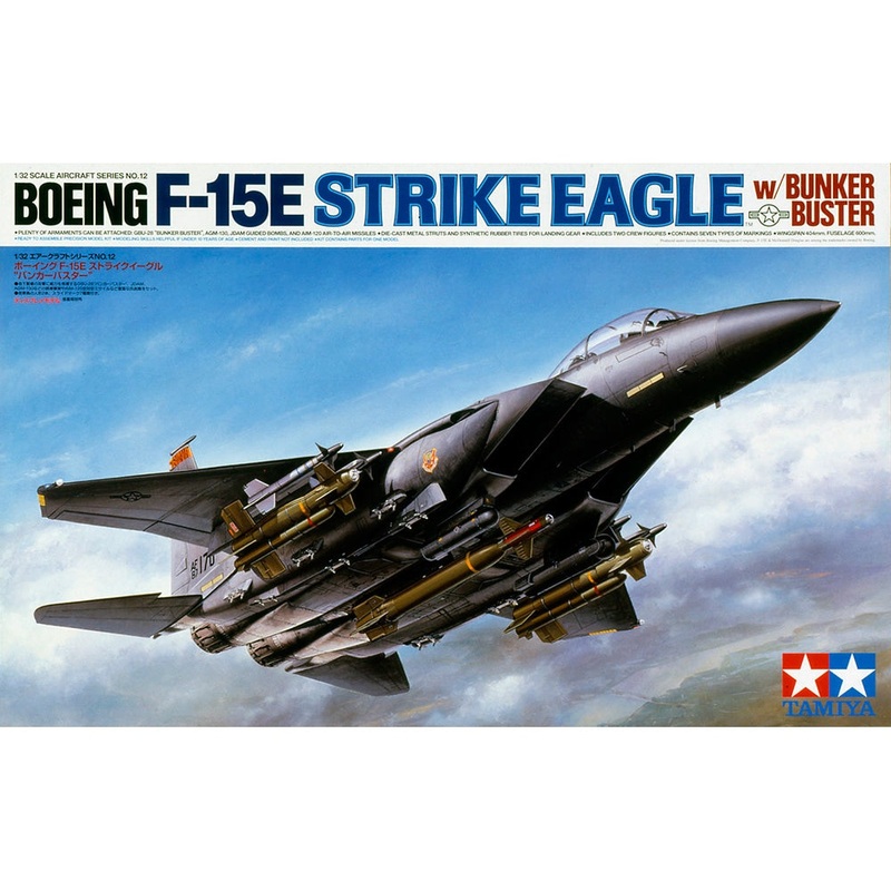 Tamiya 1:32 McDonald Douglas F-15E Strike Eagle Bunker Buster