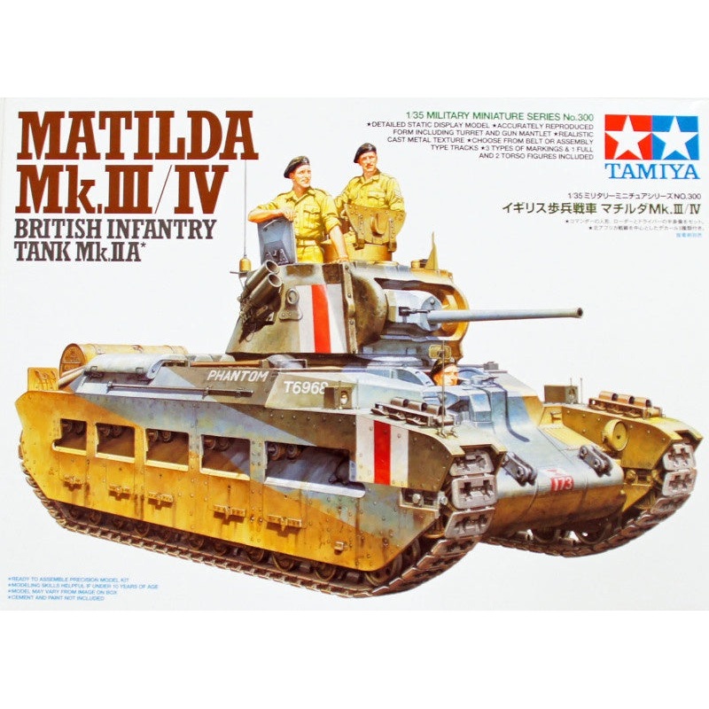Tamiya 1:35 Matildas Mk.III/IV British Infantry Tank