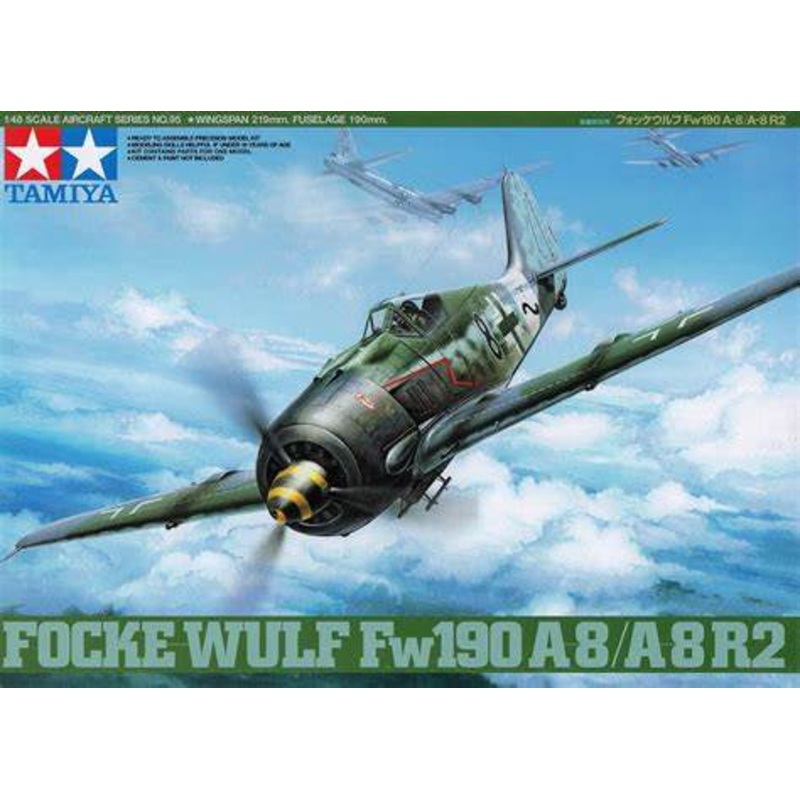 Tamiya 1:48 Fockewulf FW190 A8/A8R2