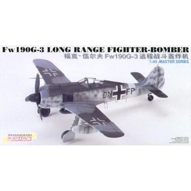 *Vintage* Dragon 1:48 Focke Wulf Fw190G-3 Fighter-Bomber