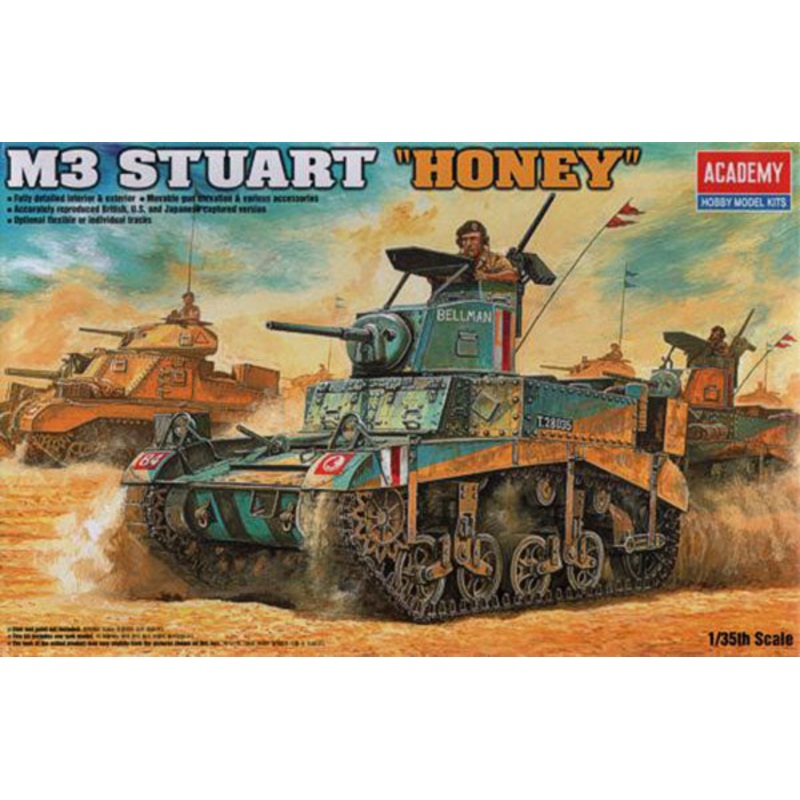 Academy 1:35 US M3A1 Stuart Honey