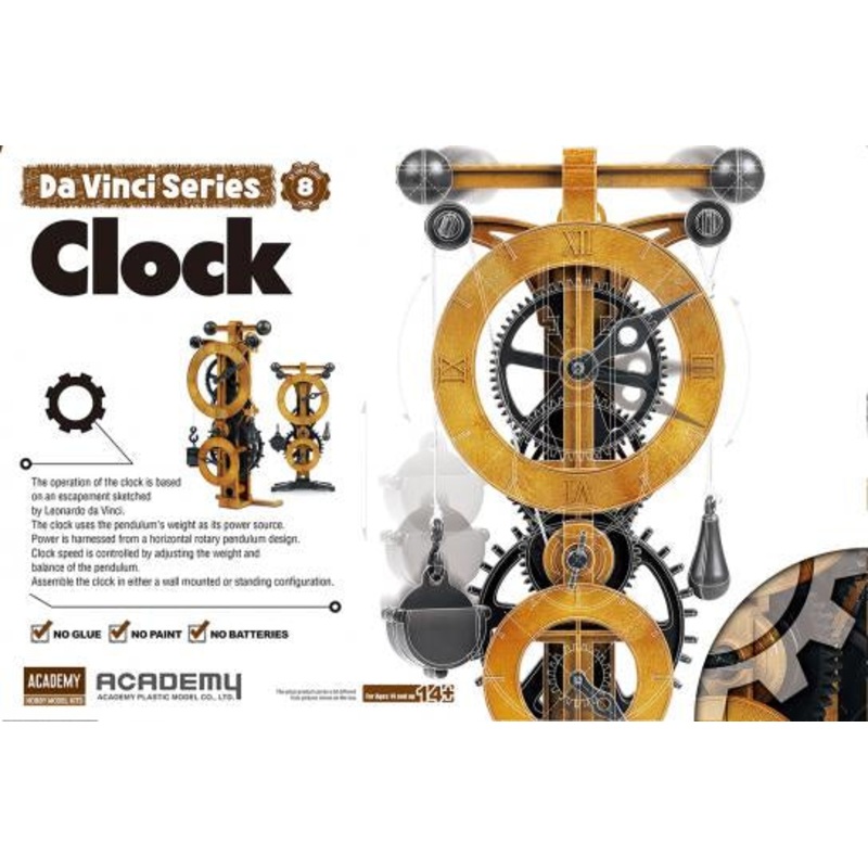 Academy Educational Da Vinci Series Clock