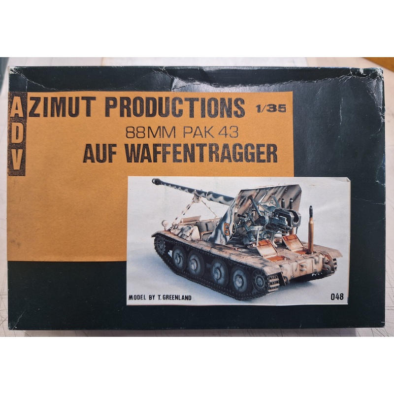 ADV Azimut 1:35 PaK 43 Auf Waffentrger Full Resin Kit
