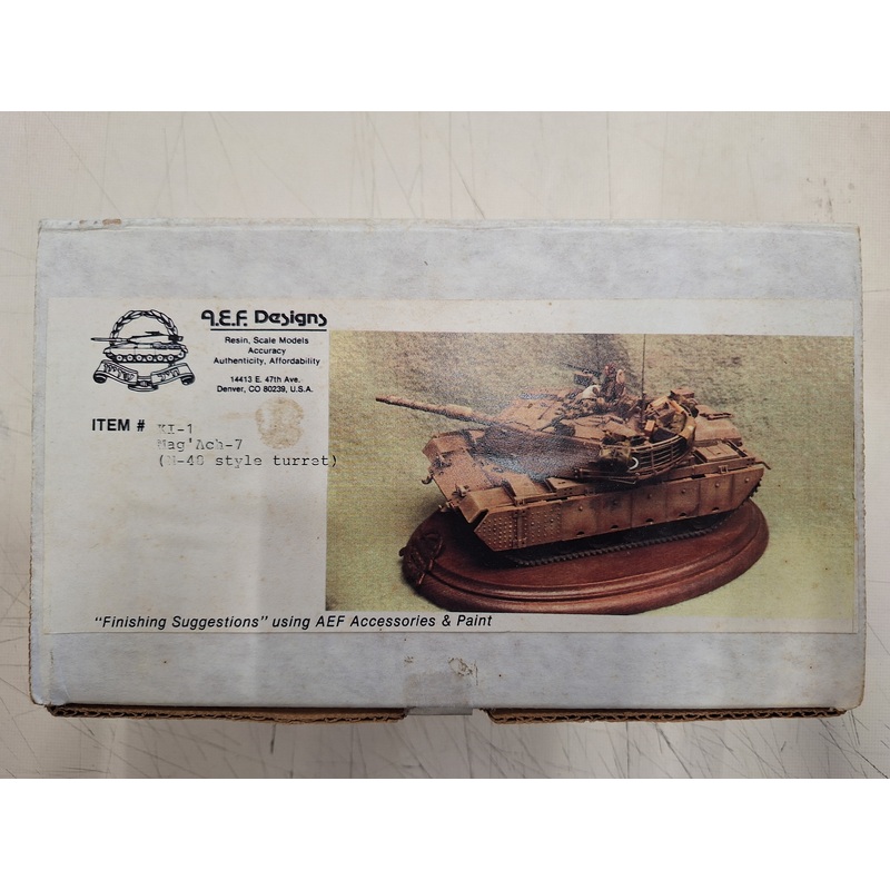 AEF 1:35 Magach-7 (M-48 Style Turret) Resin Conv. Set