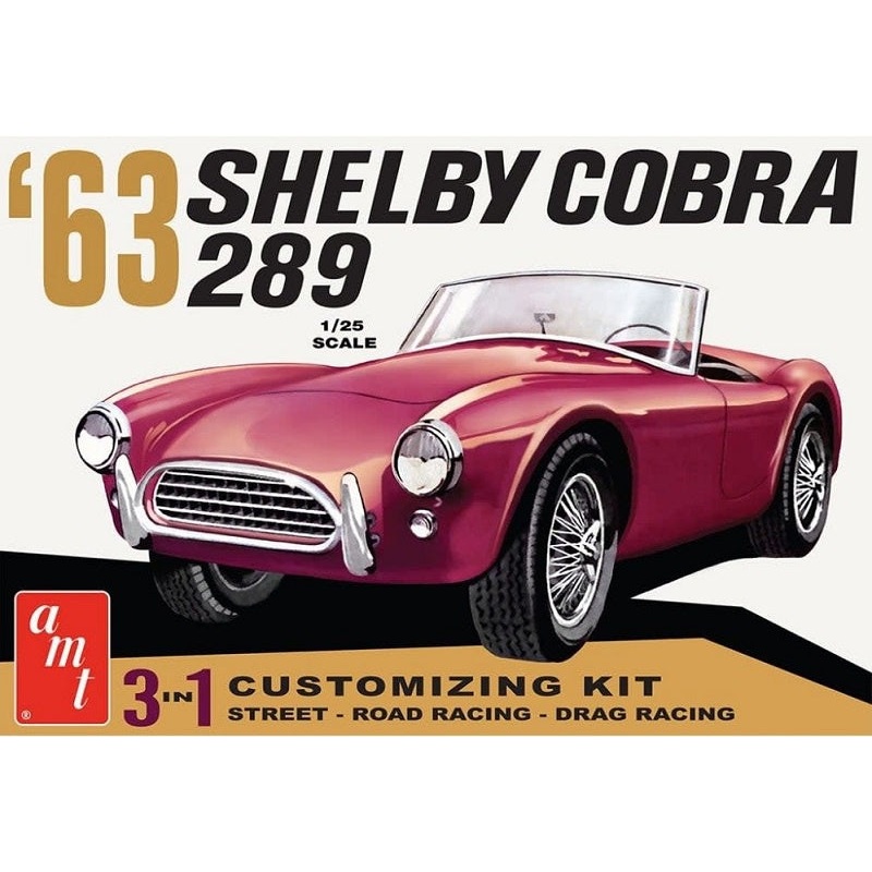 AMT 1:25 1963 Shelby Cobra 289 3n1