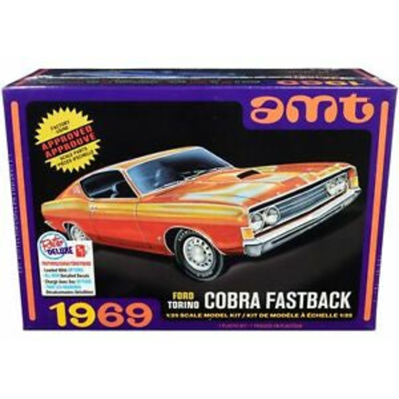 AMT 1:25 1969 Ford Torino Cobra Fastback