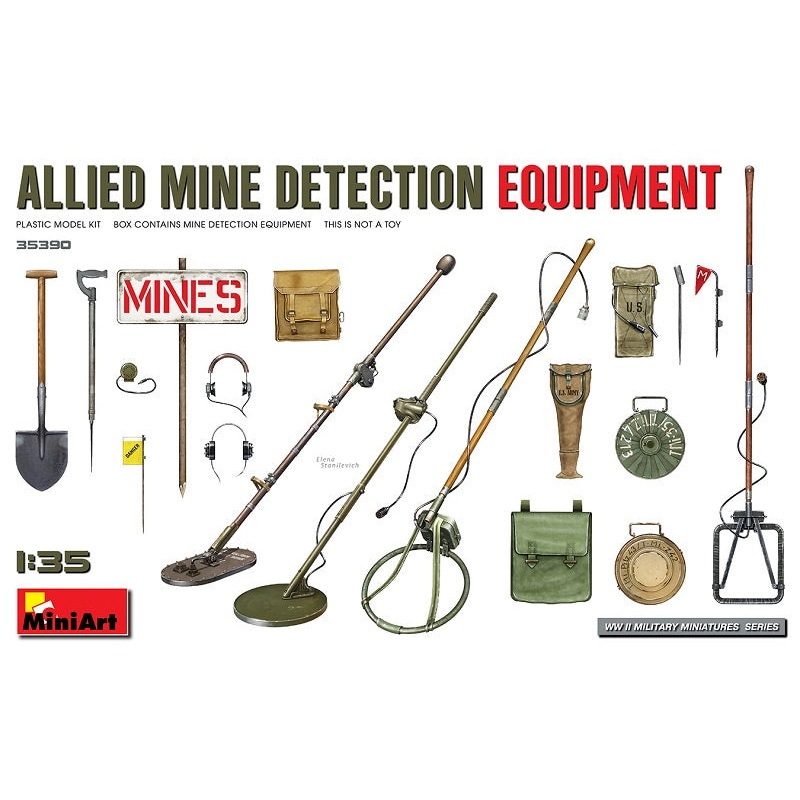 Miniart 1:35 Allied Mine Detection Equipment