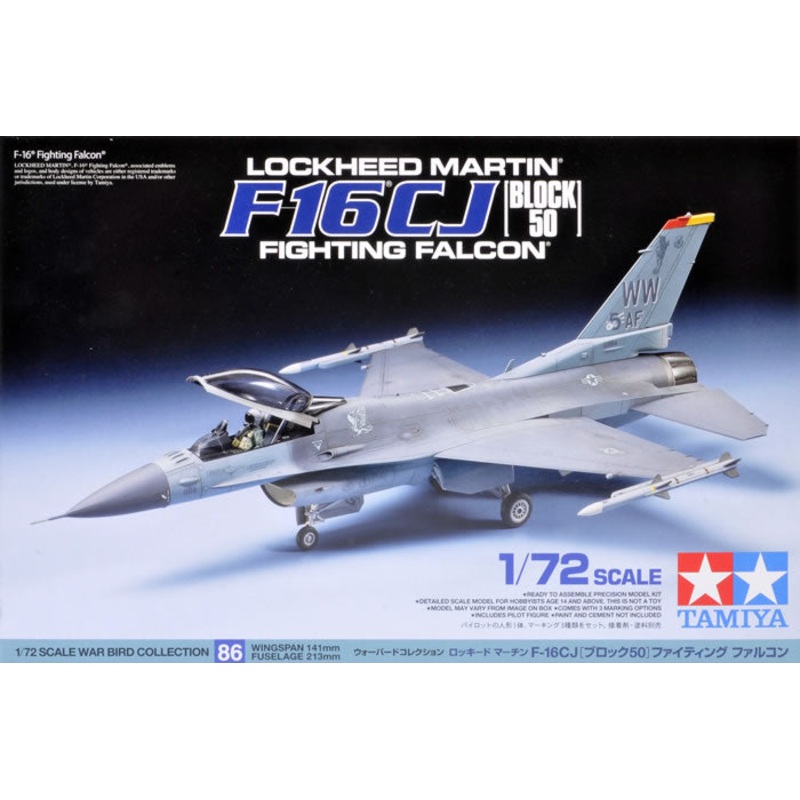 Tamiya 1:72 F-16CJ Fighting Falcon