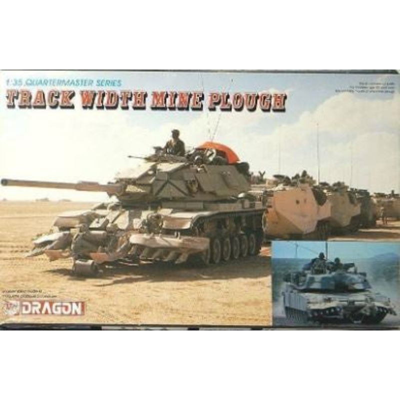 *Vintage* Dragon 1:35 Track Width Mine Plough for M60/M1 Abrams