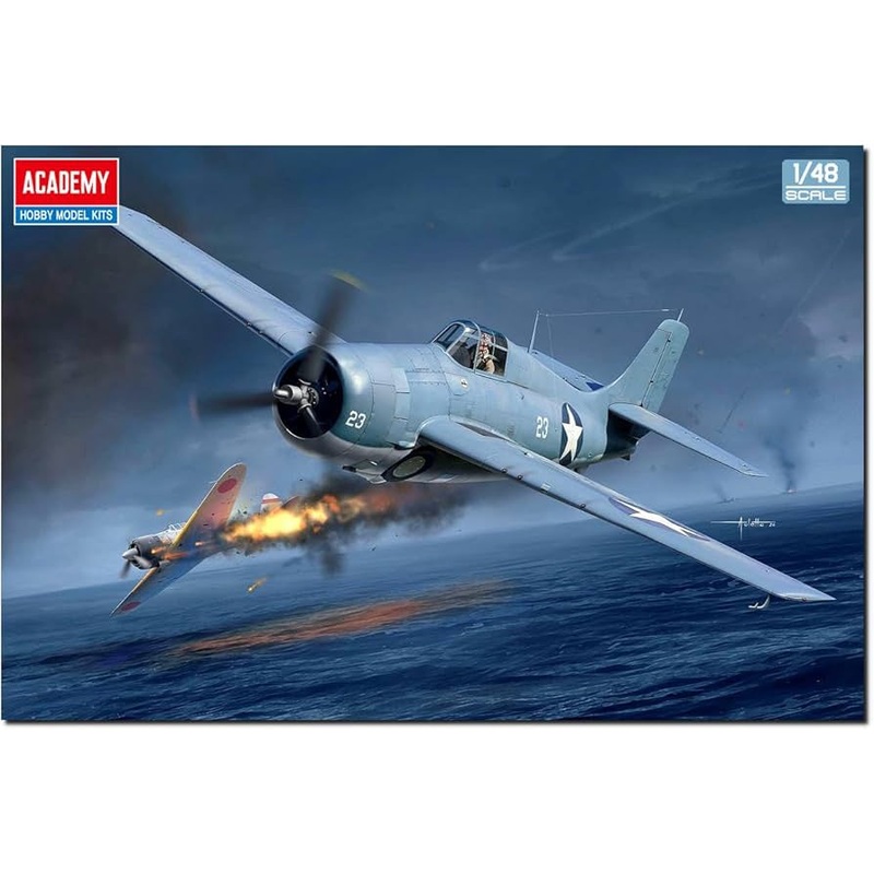 Academy 1:48 F4F-4 Wildcat "Battle of Midway"