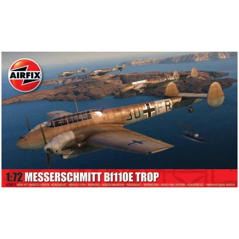 Airfix 1:72 Messerschmitt Bf.110E Tropical