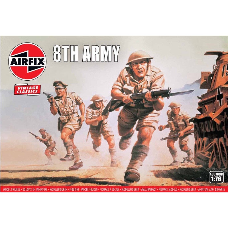 Airfix Vintage Classics 1:76 WW2 British 8th Army