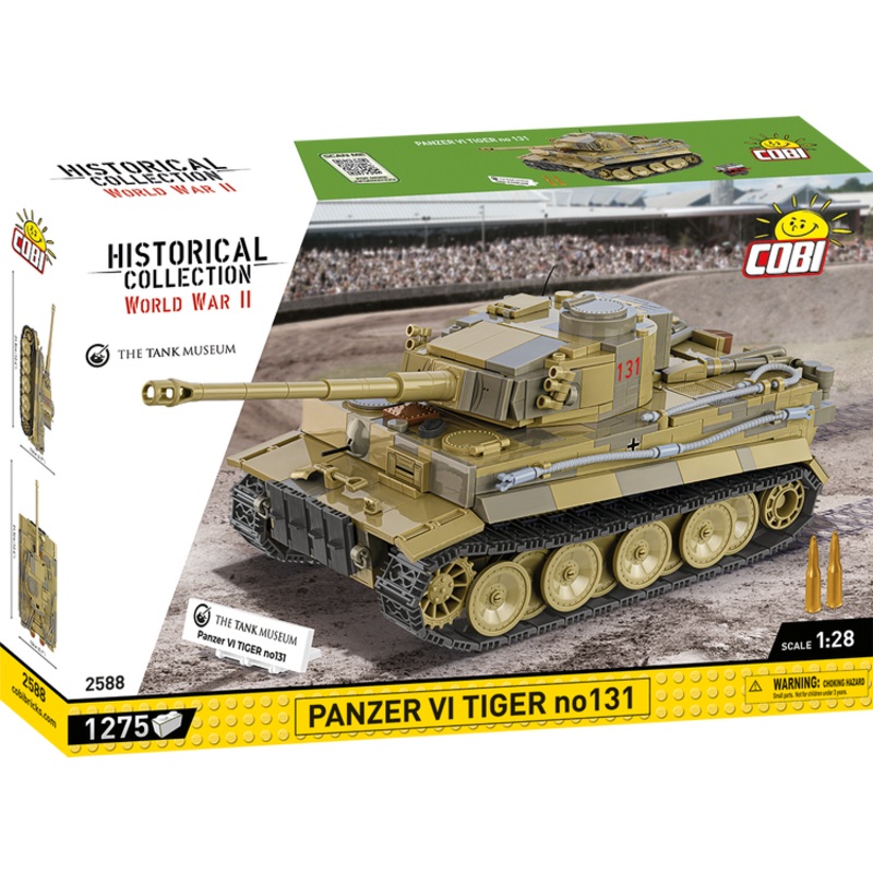 Cobi 1:28 Tank Museum Panzer Tiger VI No. 131 Tank