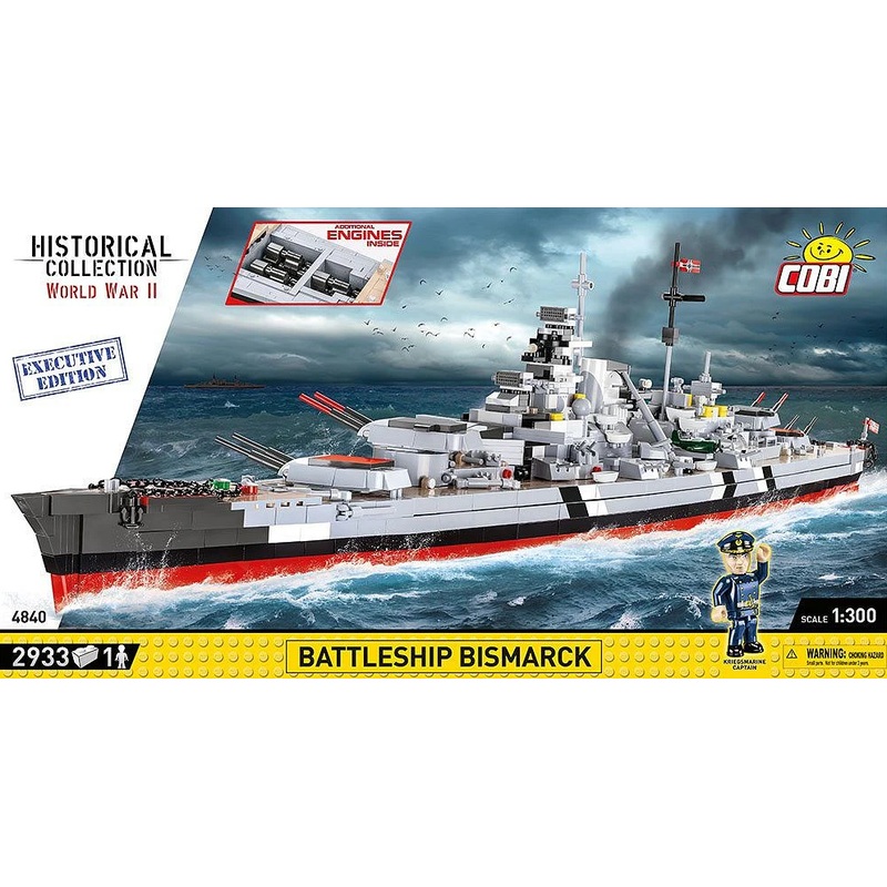 Cobi 1:300 Battleship Bismarck Executive Edition