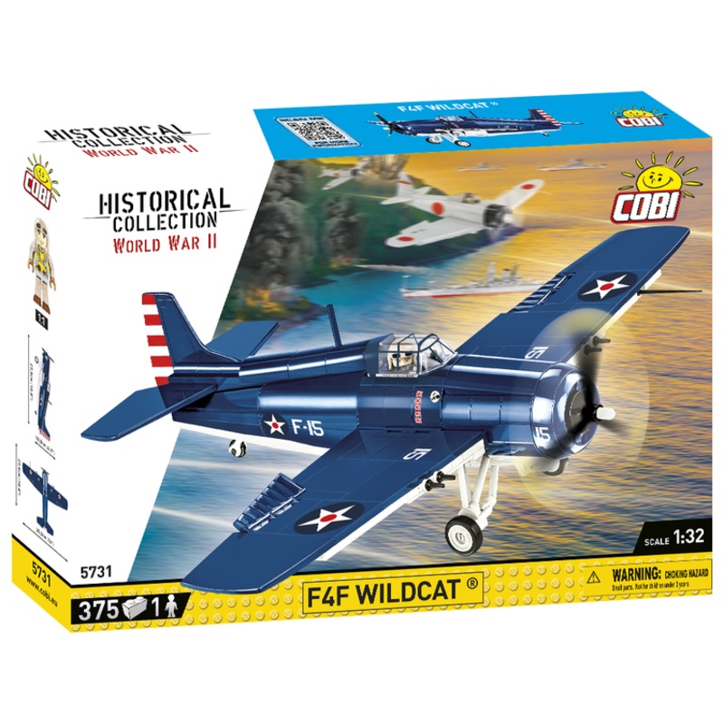 Cobi 1:32 F4F Wildcat Fighter 375pc
