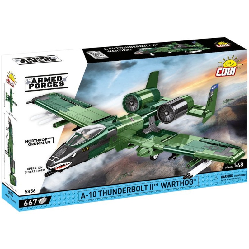 Cobi 1:48 A-10 Thunderbolt II Warthog Attack Aircraft 667pc