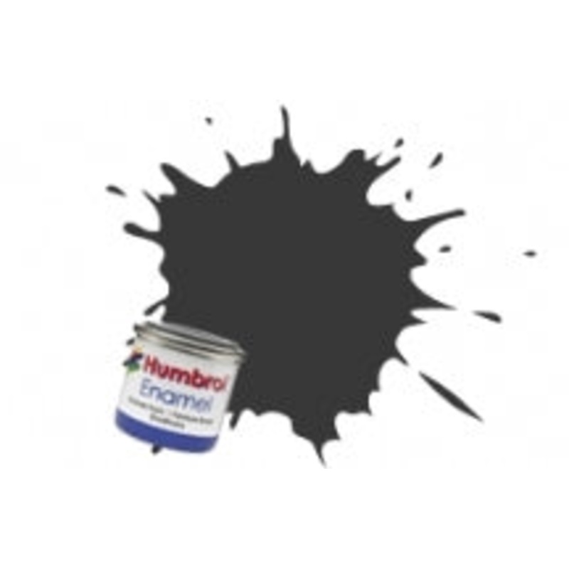 Humbrol Enamel 33 Matt Black